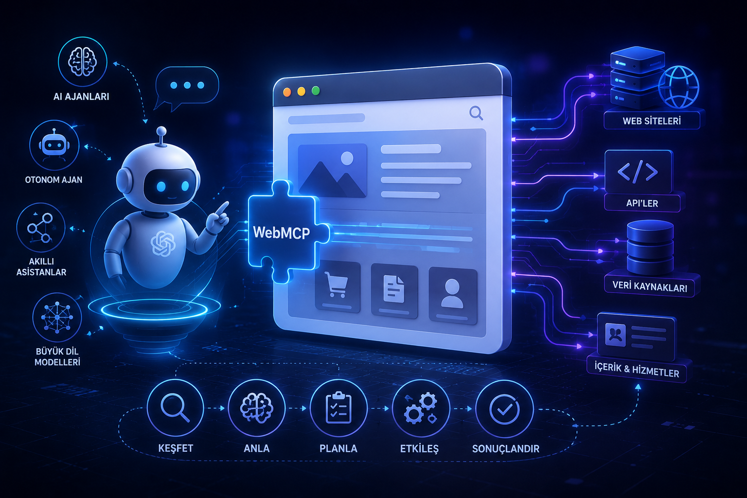 WebMCP Nedir? Agentic Web ve AI Ajanları İçin Yeni Web Standardı