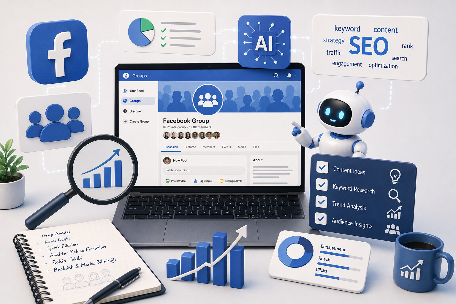 Facebook Grupları AI Destekli SEO İçin Nasıl Kullanılır?