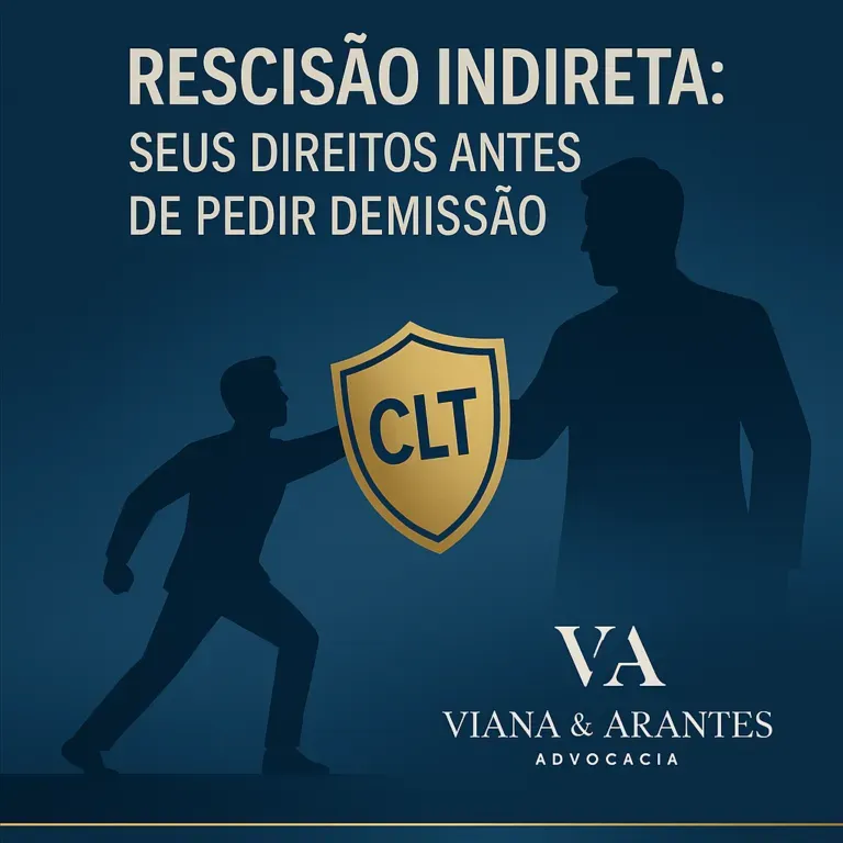 Capa do artigo: Rescisão Indireta: Quando o Empregado Deve Pensar Duas Vezes Antes de Pedir Demissão