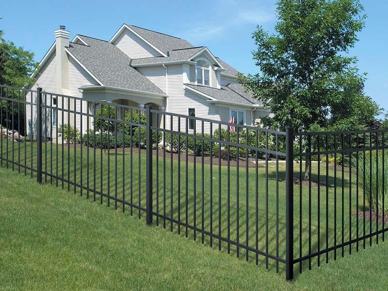 Aluminum Fence background
