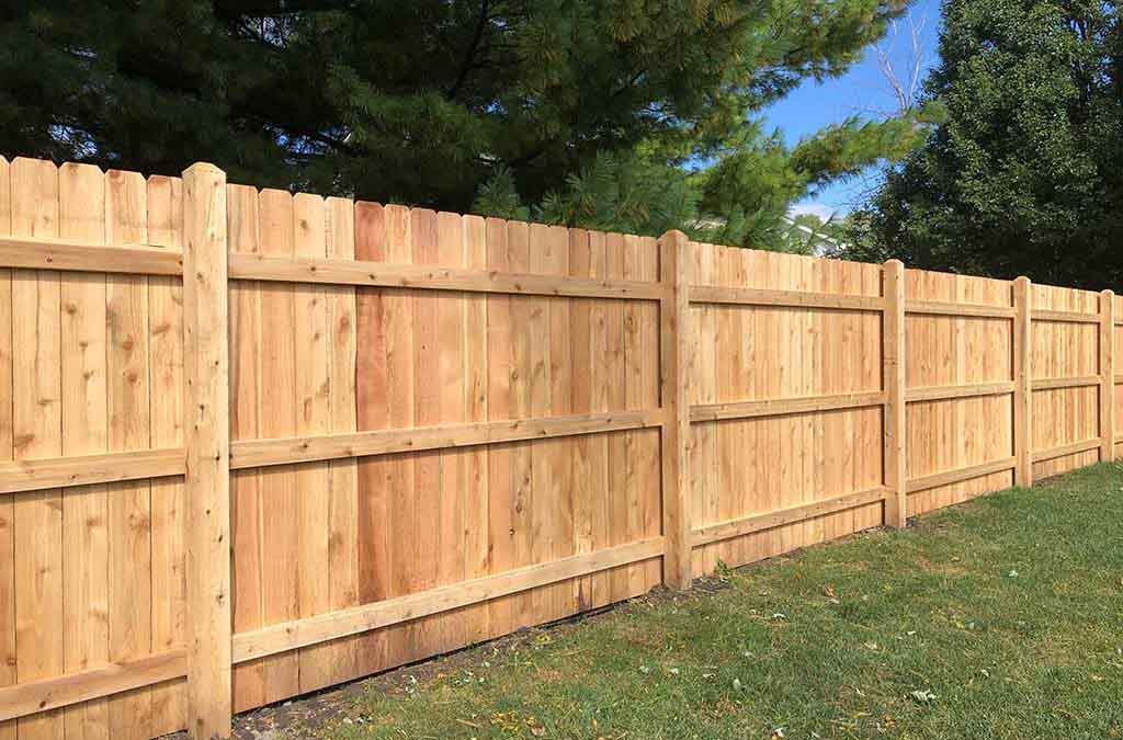 Wood Fence And Repair background