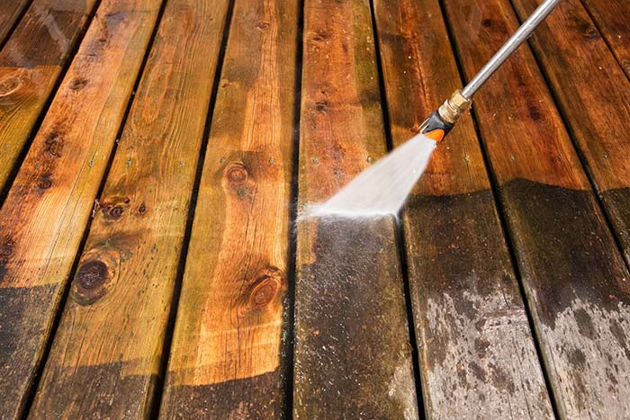 Deck Staining Services background
