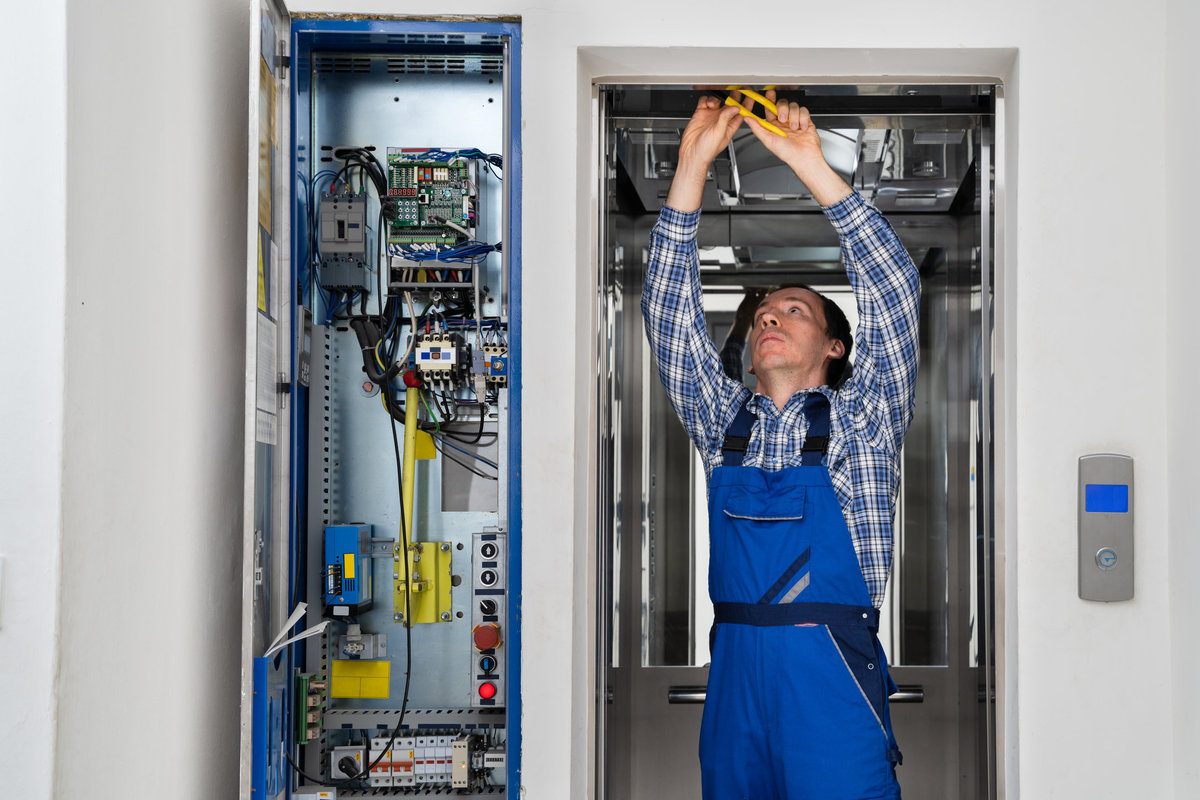 Elevator Service background