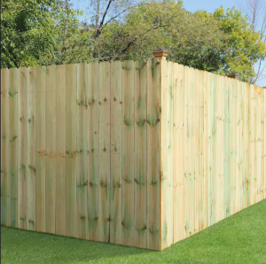 Privacy Wood Fences Height: 6–8 ft