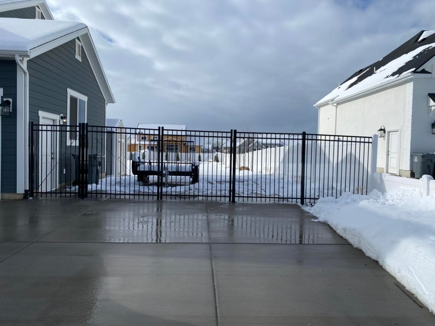 Iron Fence background
