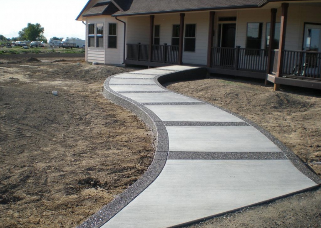 Sidewalk Installation background