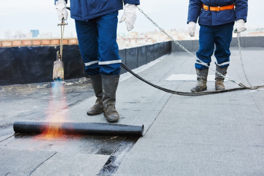 Flat Roofing Installation background