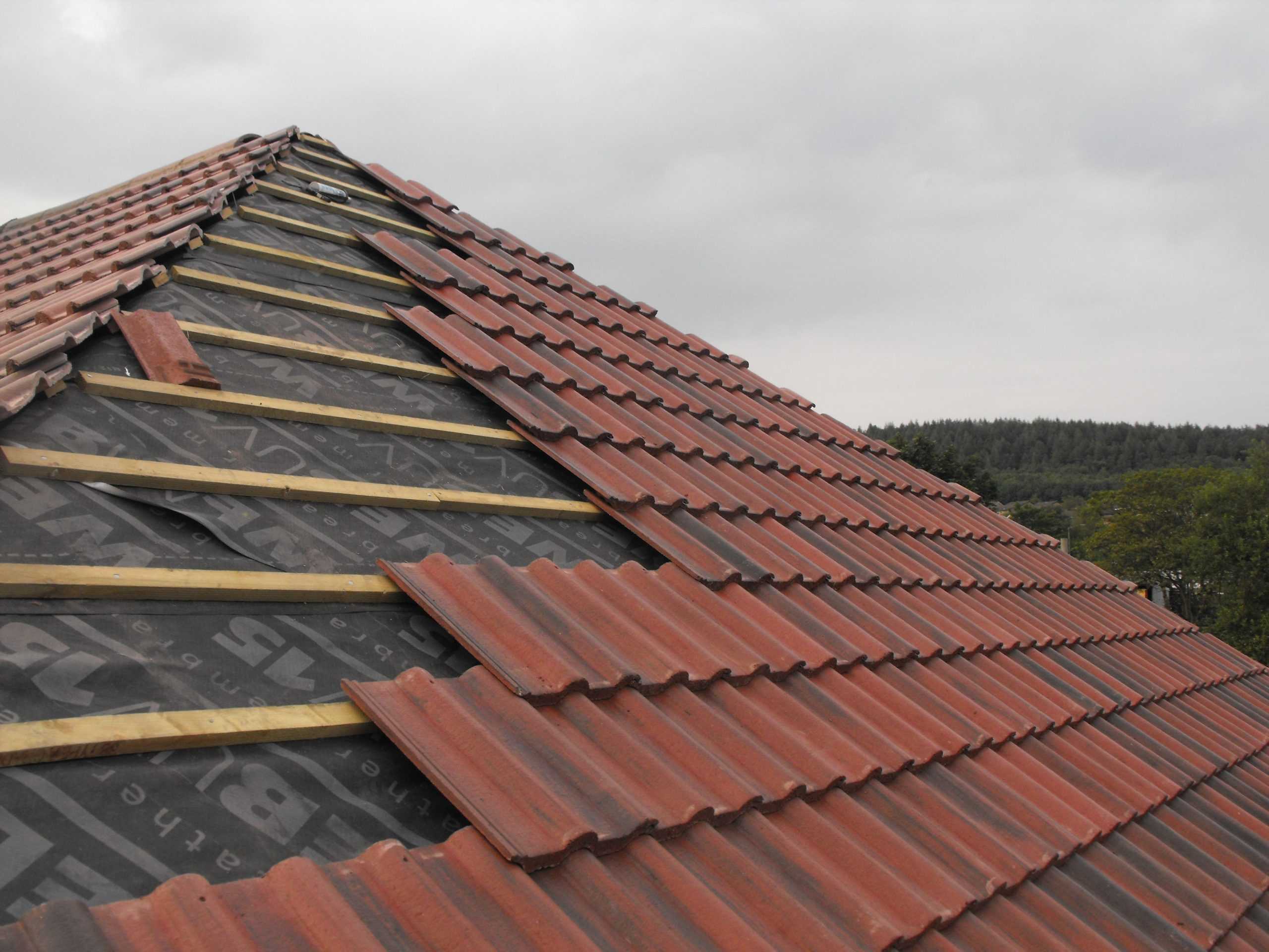 All Types of Tile Roofs background