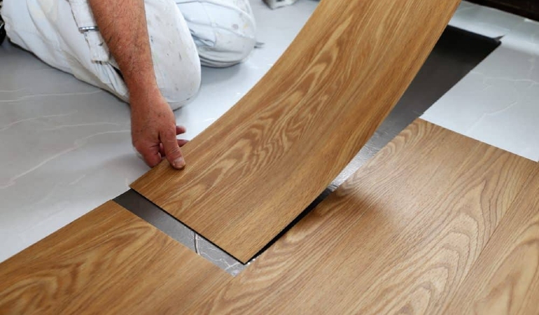 Vinyl Floor Installation