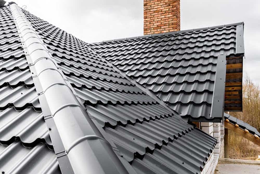 Metal Roofing background