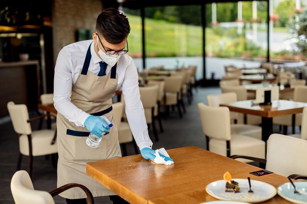 Restaurant Cleaning background