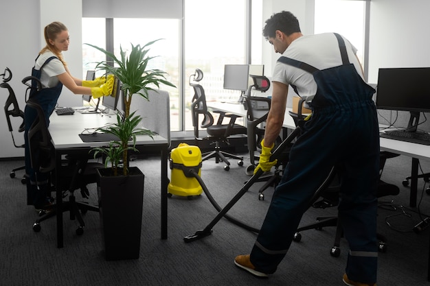 Office Cleaning background