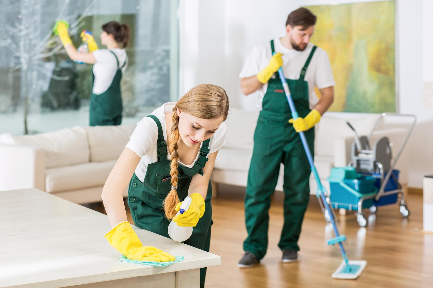 Janitorial Cleaning background