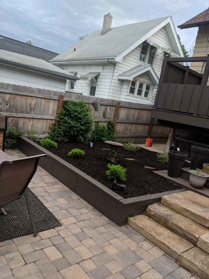 Mulching background
