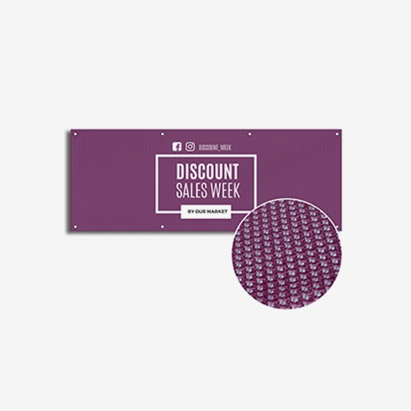 Mesh Banner 8oz Polyester Mesh