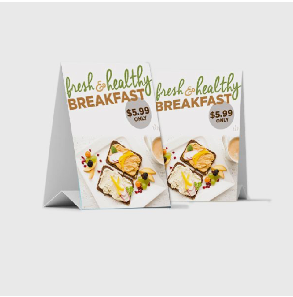 Tent Cards 14PT + Matte Finish