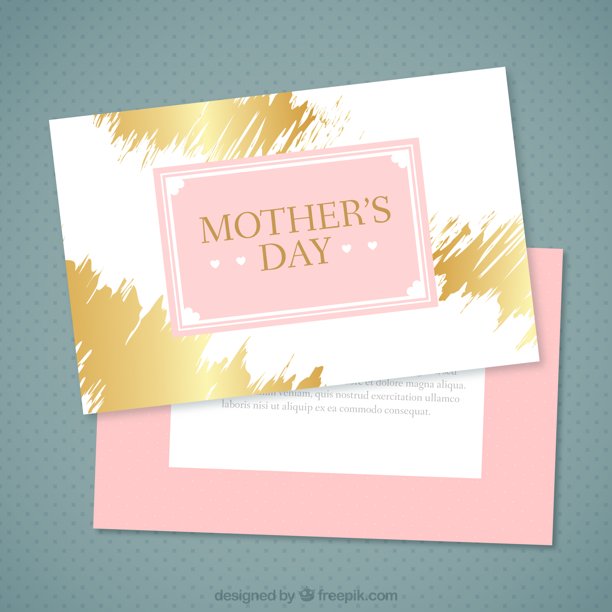 Metallic Foil Postcards