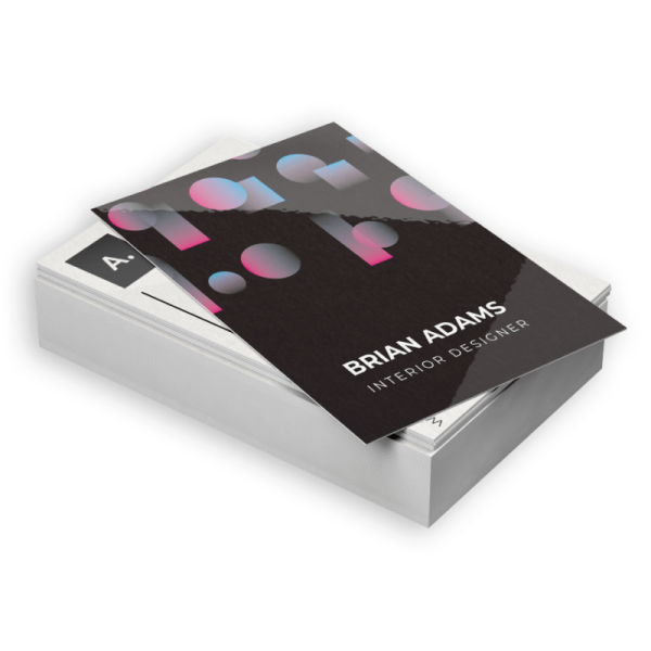 Business cards 14pt Writable + UV (C1S)