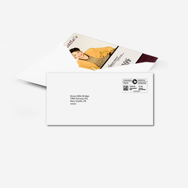 Brochure Enveloped and Addressed-Postage Due