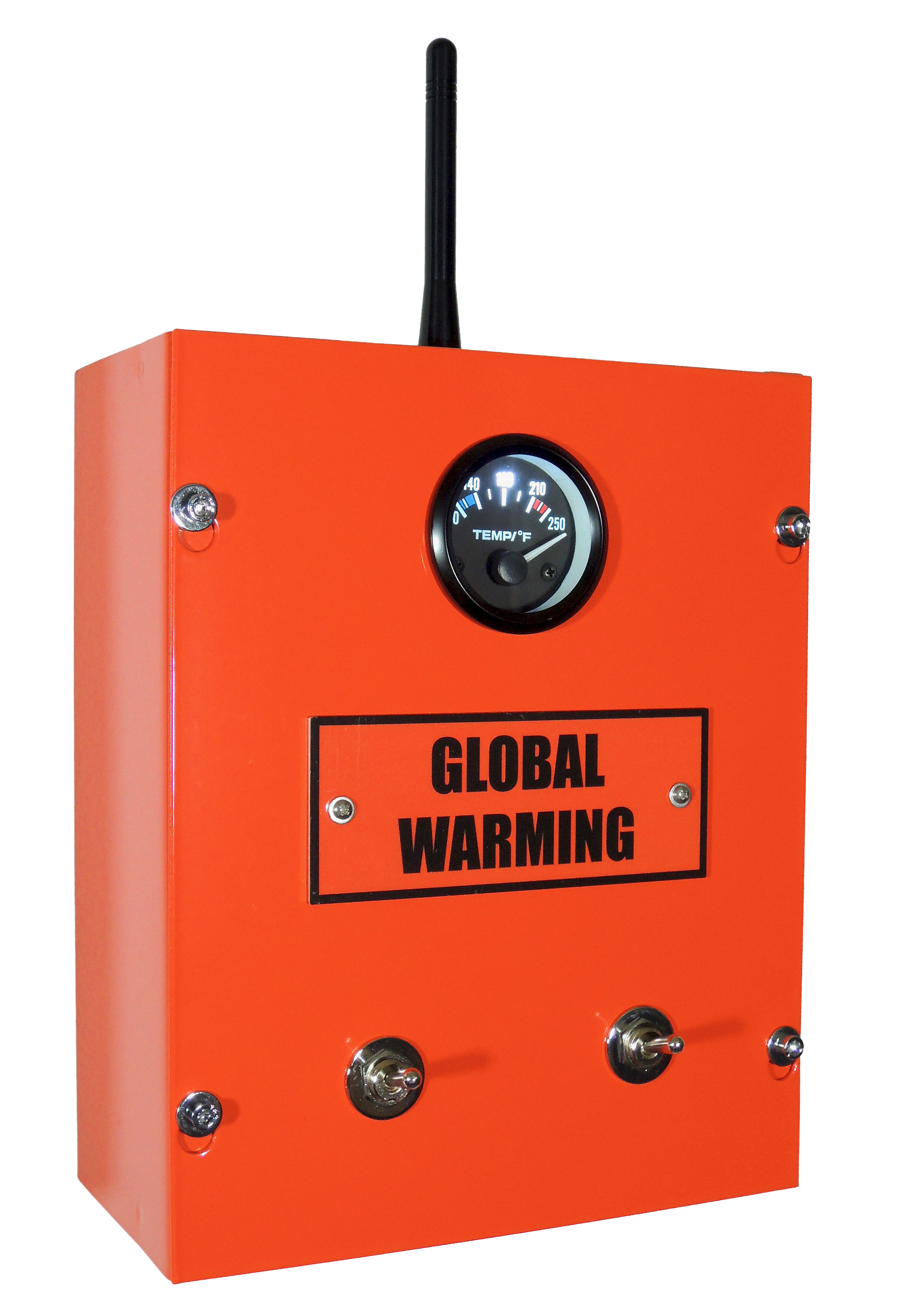 Semiotic Device: GLOBAL WARMING (on/off)