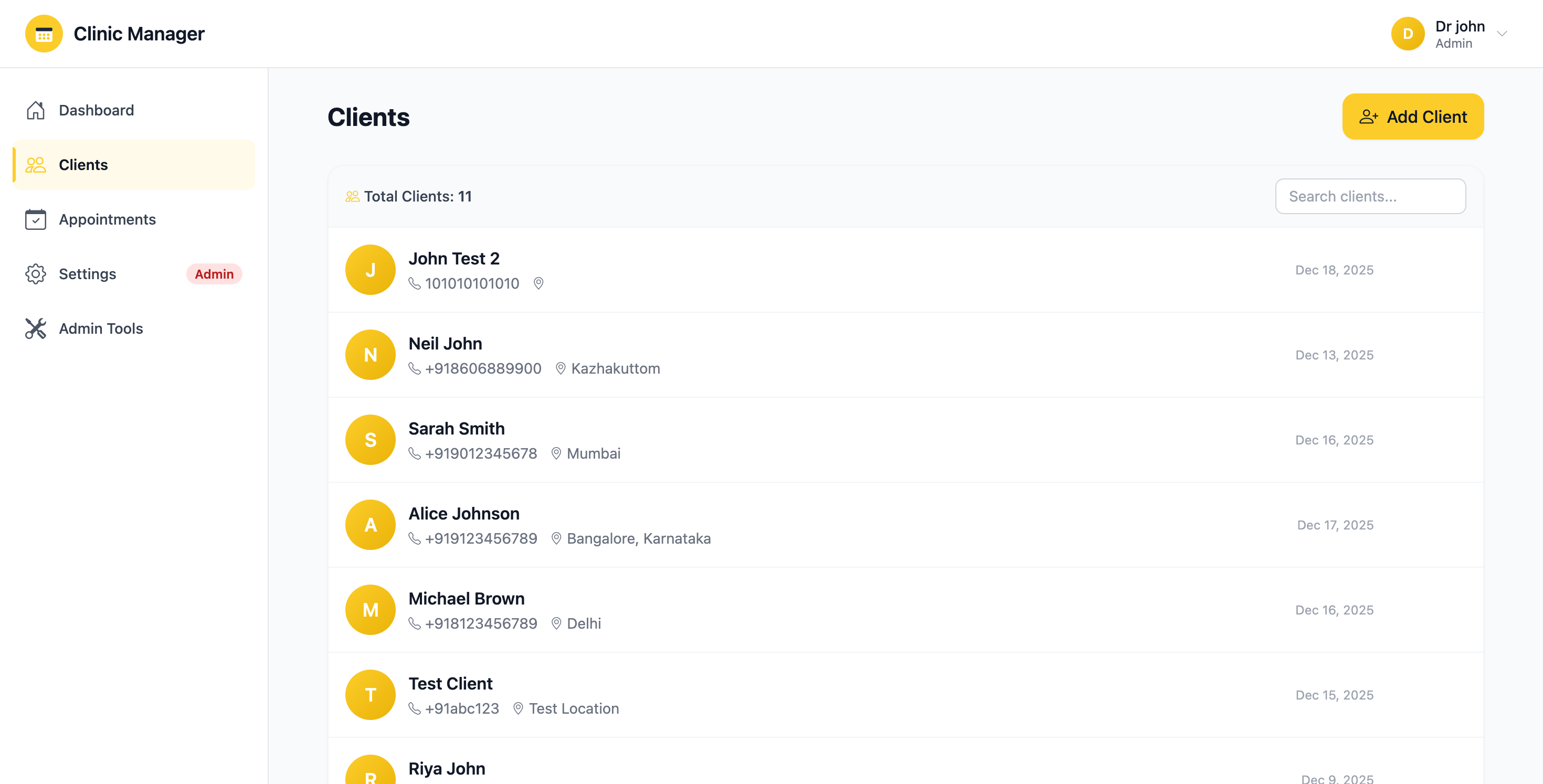Client Records Management
