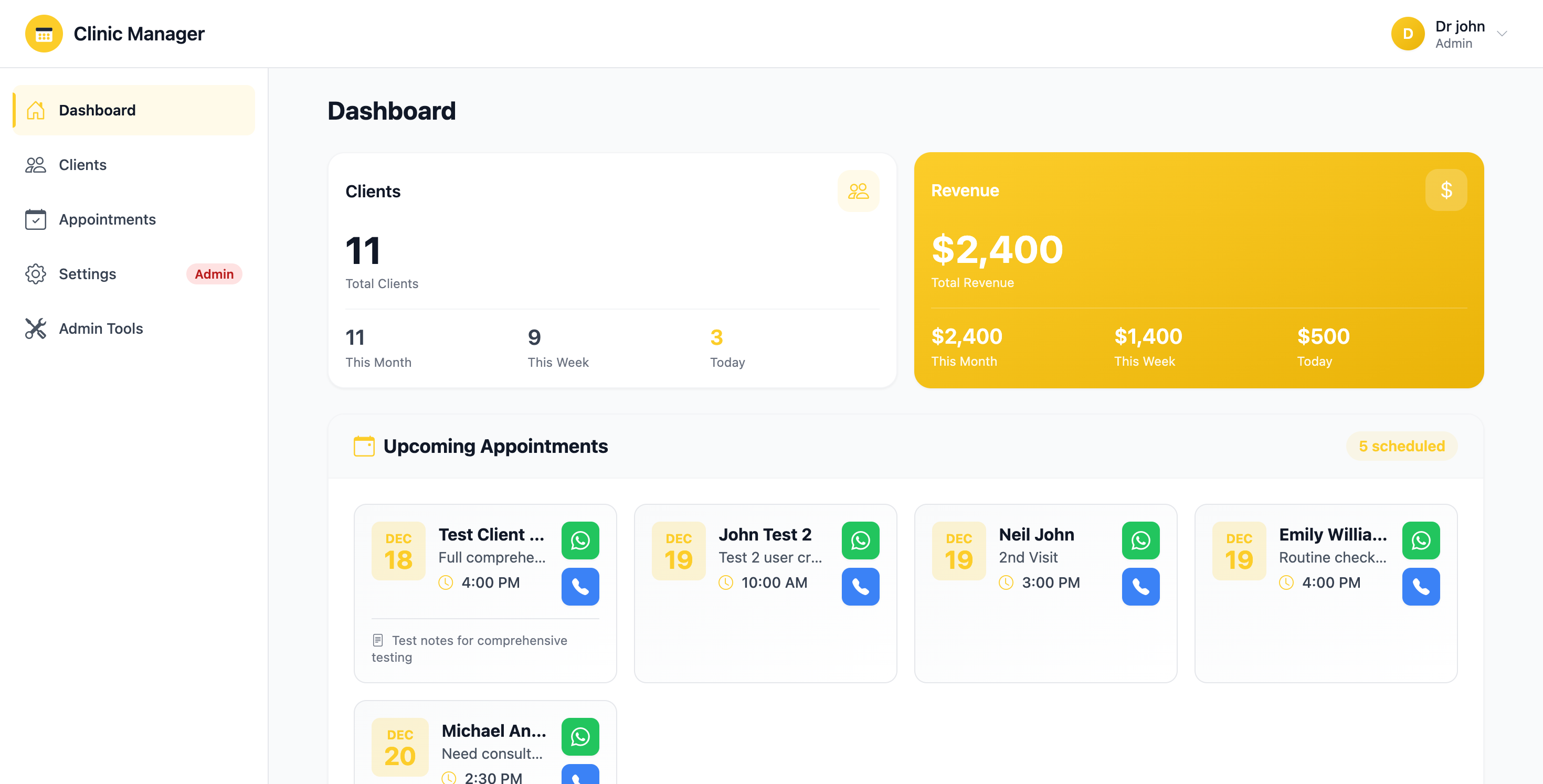 Responsive Dashboard