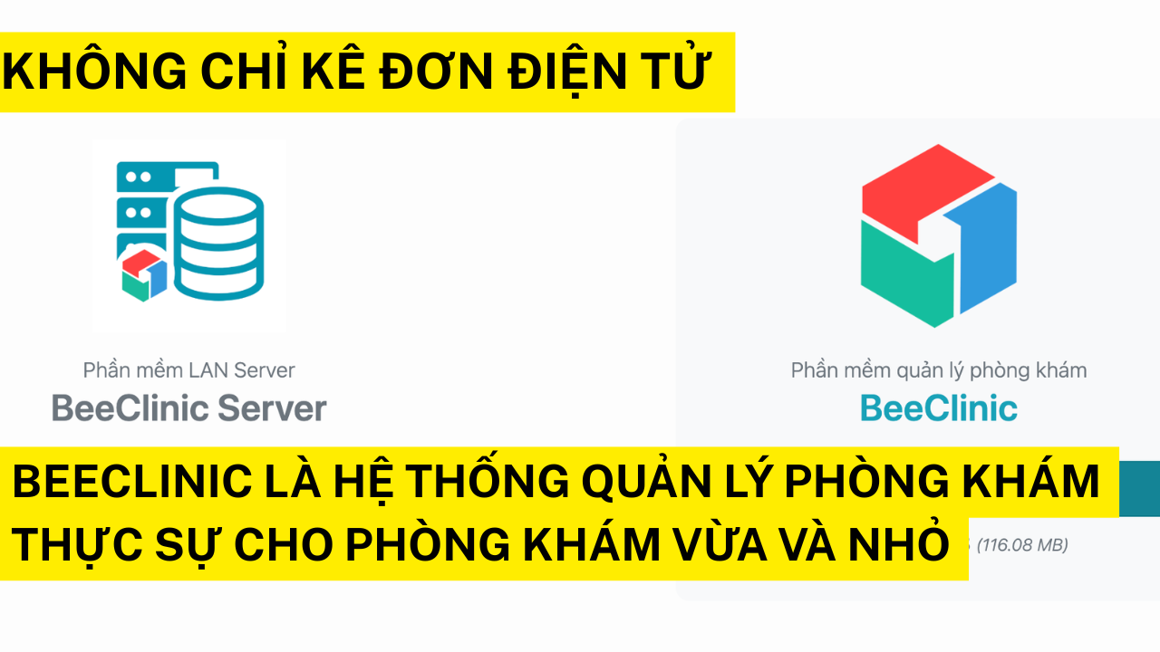 BeeClinic là hệ thống quản lý phòng khám thực sự cho phòng khám vừa và nhỏ