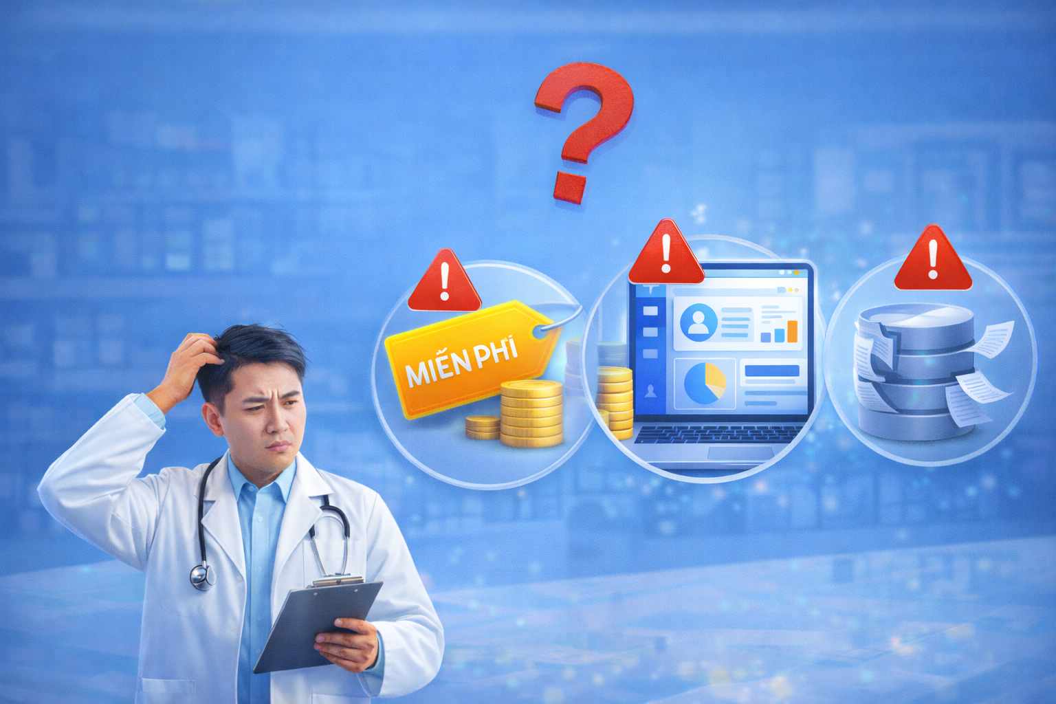 Những sai lầm khi chọn phần mềm quản lý phòng khám