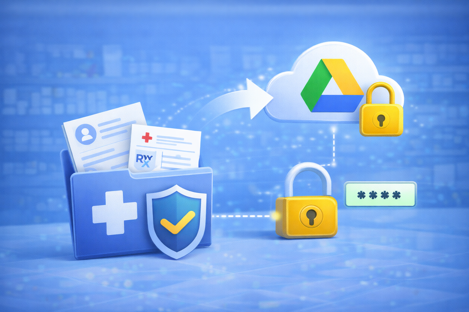 Sao lưu dữ liệu tự động lên Google Drive: Giải pháp an toàn cho phòng khám nhỏ