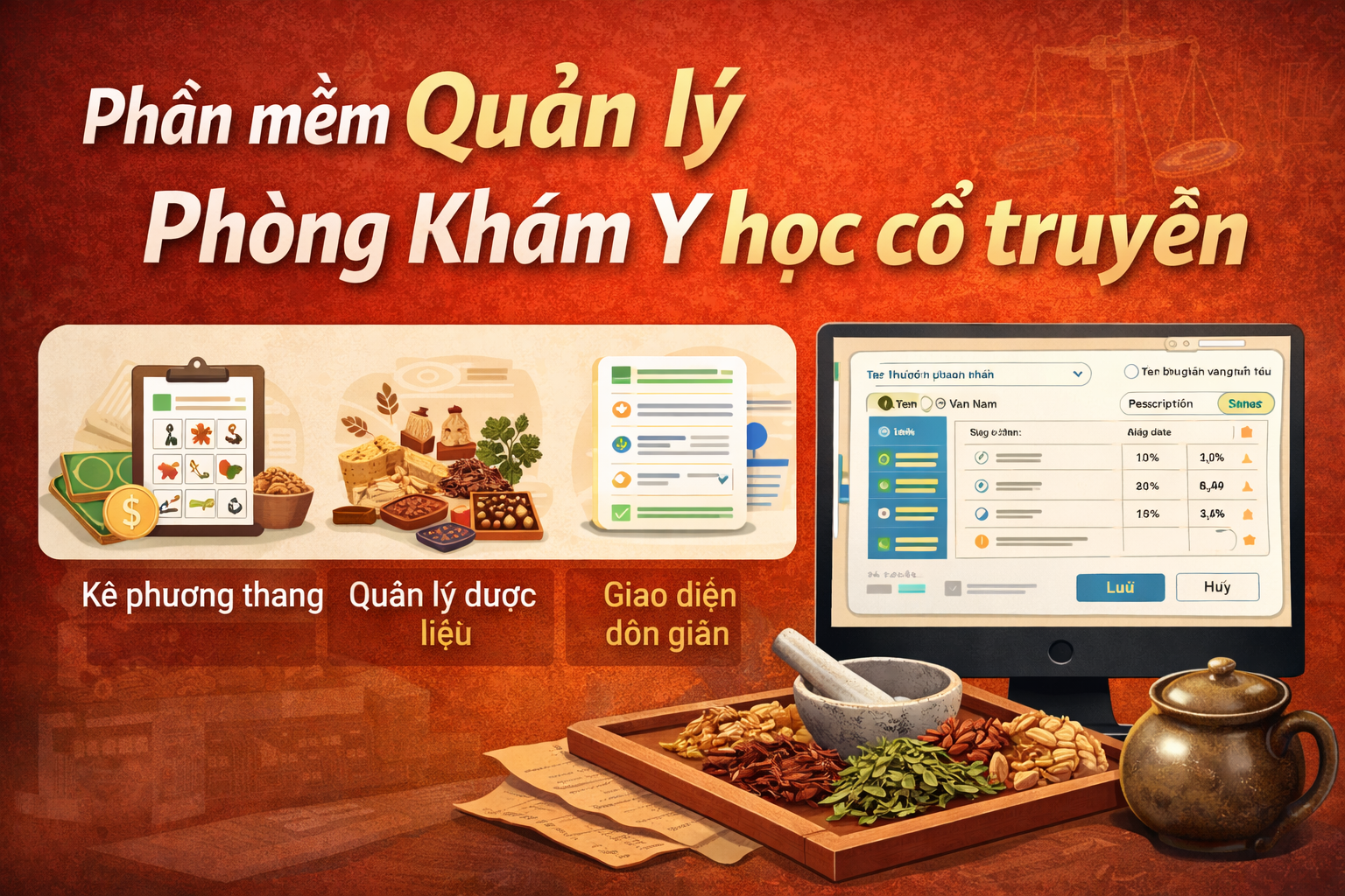 Giải pháp nào phù hợp cho phòng khám chuyên y học cổ truyền?