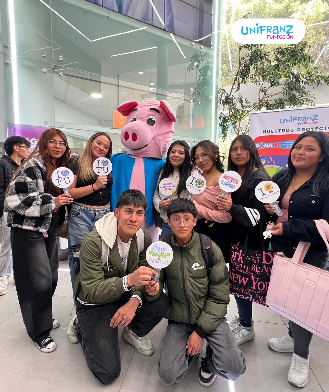 Inscripción de nuevos voluntarios: Fundación Unifranz