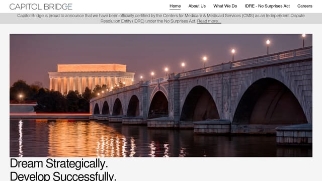 Capitol Bridge homepage