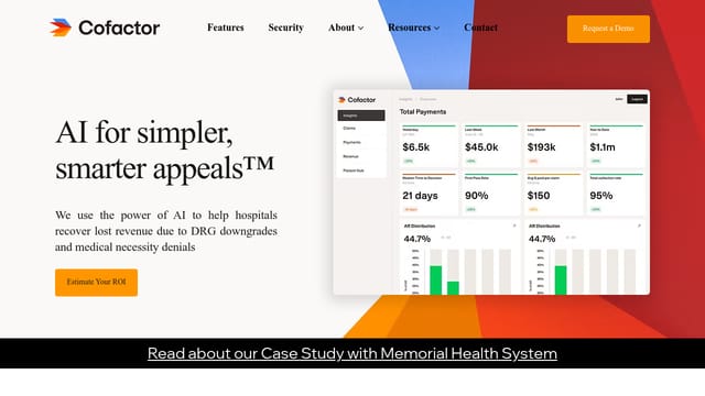 Cofactor AI homepage