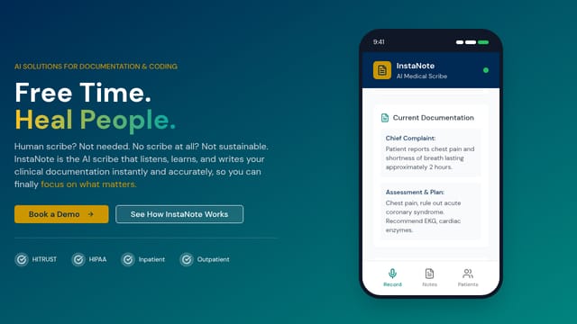 DeliverHealth homepage
