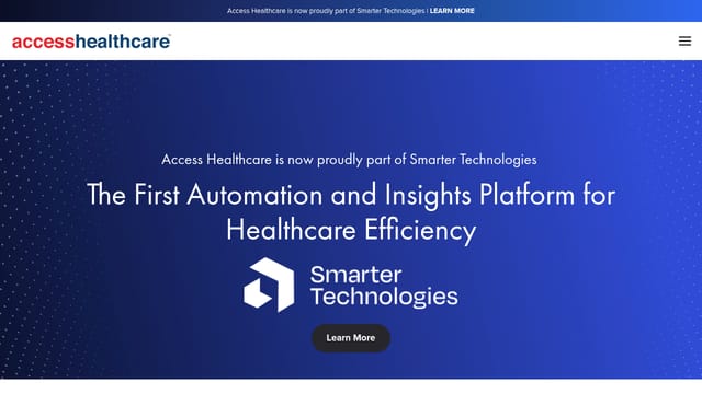 Access Healthcare homepage