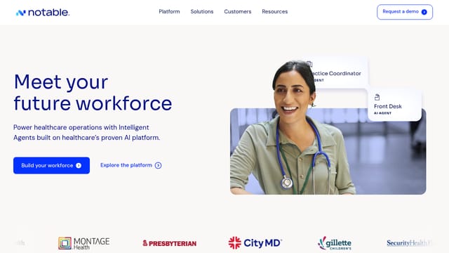 Notable homepage