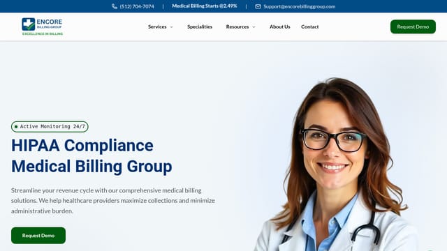 Encore Billing Group homepage