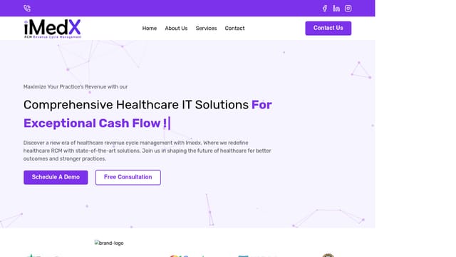 iMedX homepage