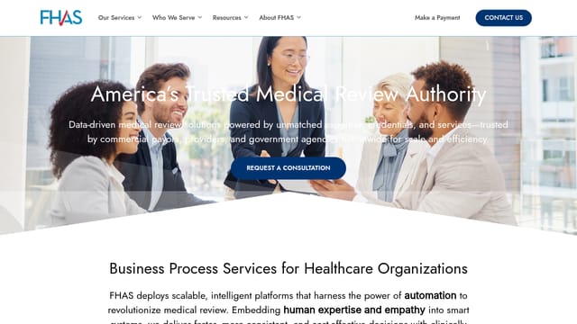 FHAS homepage
