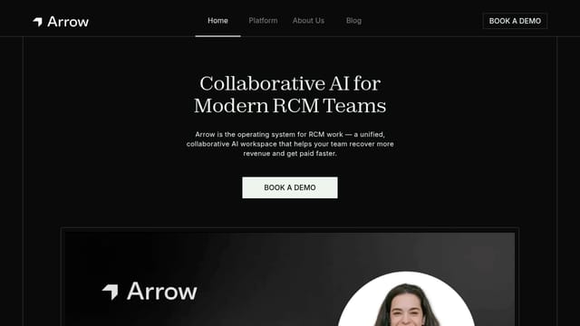 Arrow homepage