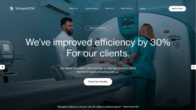 Winspire RCM homepage