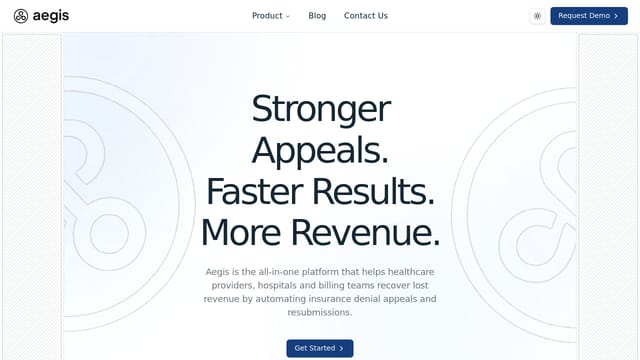 Aegis (YC X25) homepage