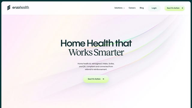 Enzo Health homepage