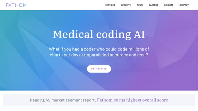 Fathom homepage