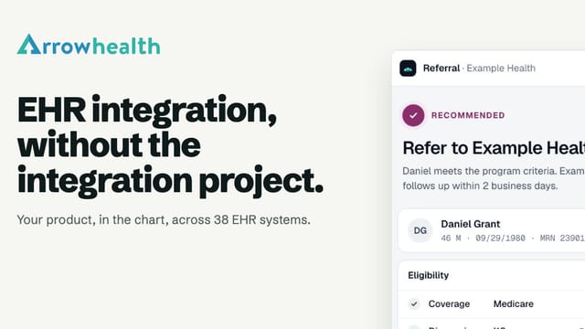 Arrowhealth homepage