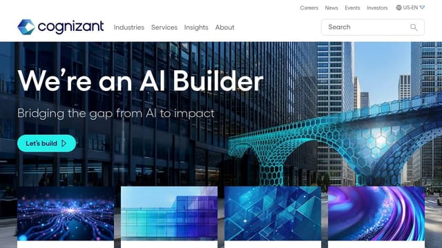 Cognizant homepage