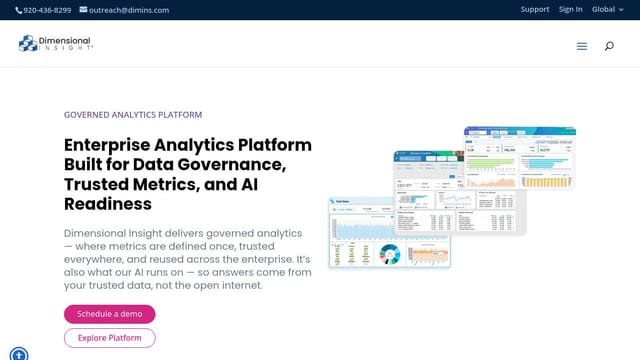 Dimensional Insight homepage