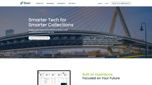 Finvi homepage