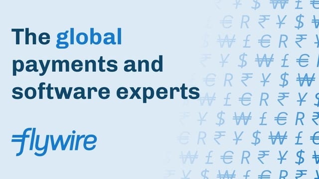 Flywire homepage