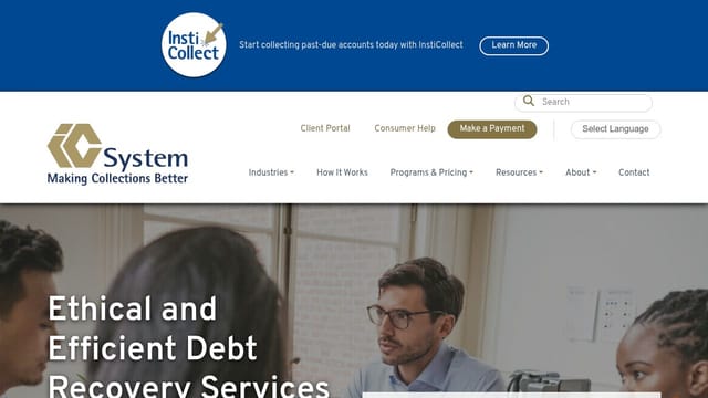 IC System homepage